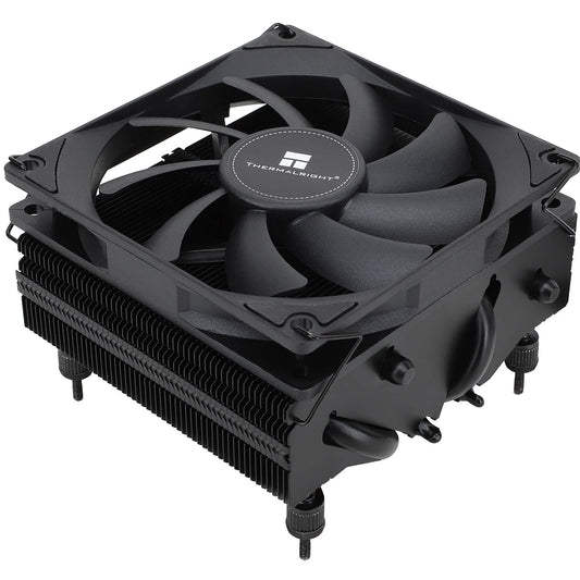 Thermalright AXP90-X53 Black Low Profile CPU Air Cooler, 53mm Height, with TL-9015B Slim PWM CPU Fan, ITX Heatsink Cooler, for AMD:AM4 AM5/Intel