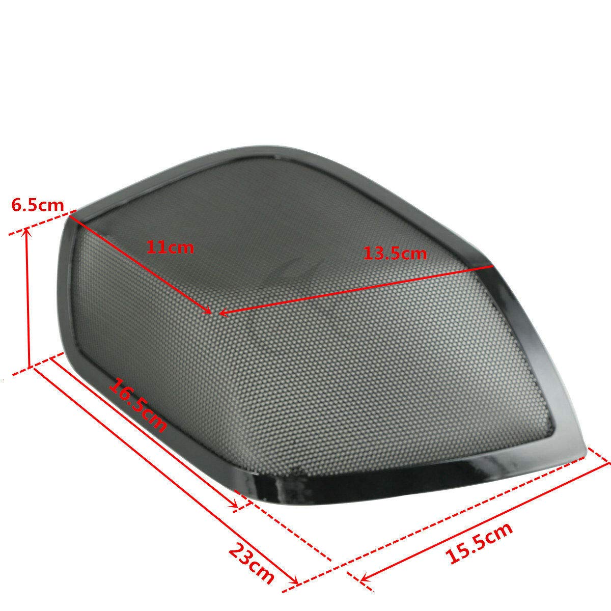SLMOTO 5x7" Saddlebag Lid Speaker Grill Fit for Harley 2014-2024 Davidson Touring FLT, FLHT, FLHTCU, FLHRC, Road King, Road Glide, Street Glide