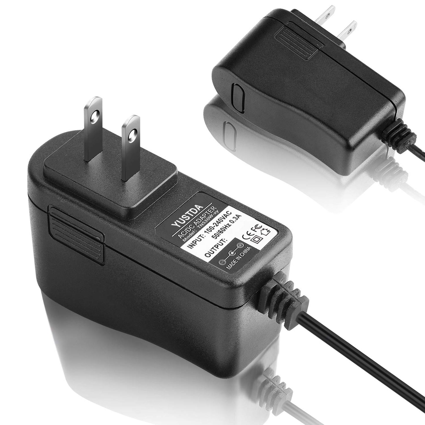 EPtech AC Adapter for Palm Tungsten E E2 Zire 31 72 PalmOS PDA Power Supply Cord Charger PSU (with Mini Barrel Round Plug Tip)