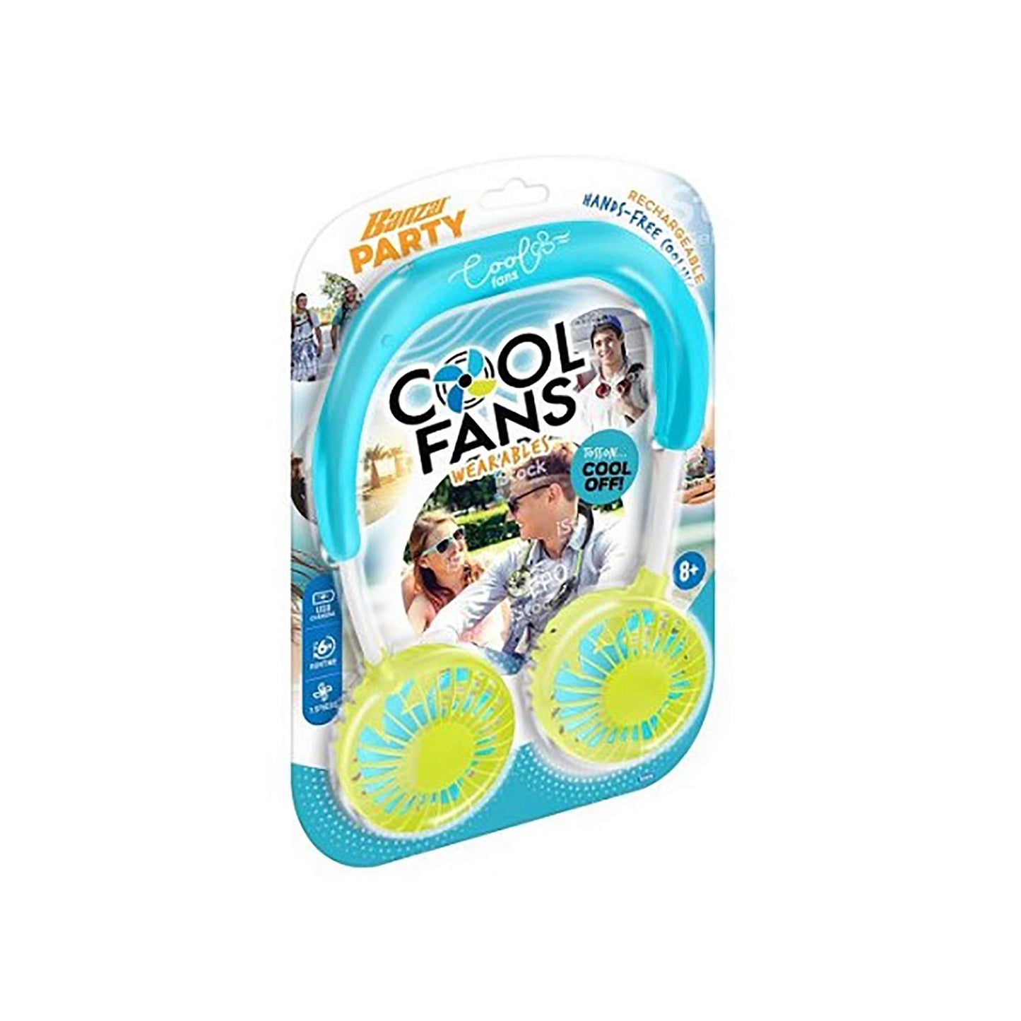 BANZAI Cool Fans Wearables - Colors May Vary
