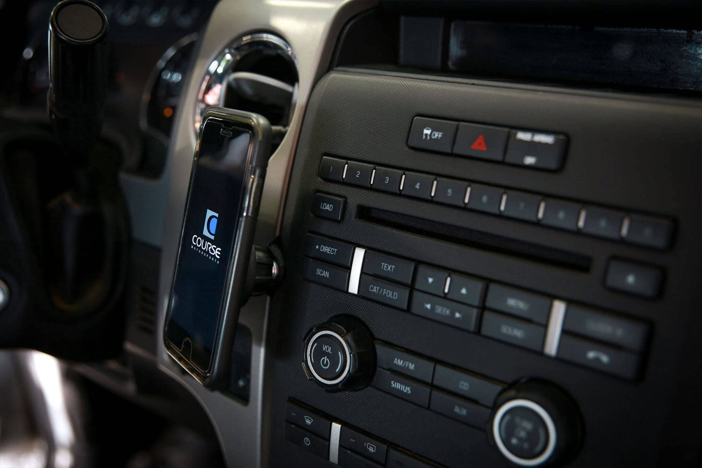 Course Motorsports Direct Fit Phone Mount - Ford F150 (2009-2012) Compatible with All Phones - Magsafe Compatible Magnetic