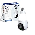 Lorex 2K Wi-Fi Smart Lightbulb Camera | E26/E27 Socket | Pan-Tilt View, Color Night Vision, Person & Vehicle Detection | 2-Way Talk | Alexa/Google |