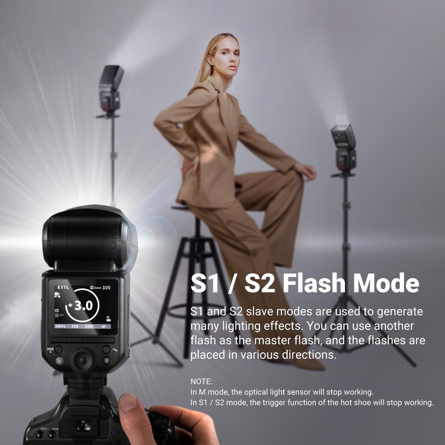 NEEWER TT560 Camera Flash Speedlite Compatible with Canon Sony Nikon Panasonic Olympus Pentax and Other DSLRs, Compatible with Sony ZV1, NOT