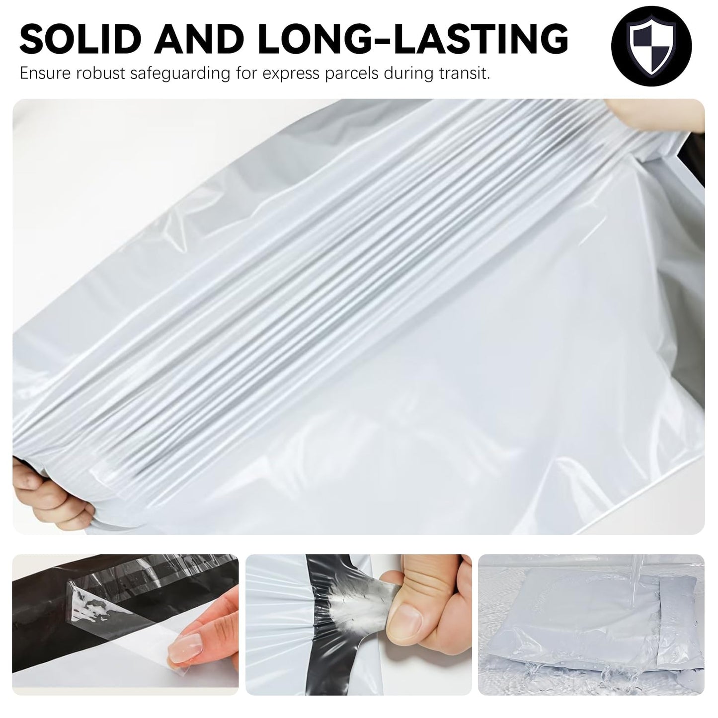 14.5"x19" Poly Mailers?White Shipping and Envelope Bags Pack of 20