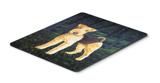 Caroline's Treasures AMB1188MP Delta Airedale Terrier Mouse Pad, Hot Pad or Trivet for Home Office Gaming Working Computers Laptop Mouse Mat,Washable