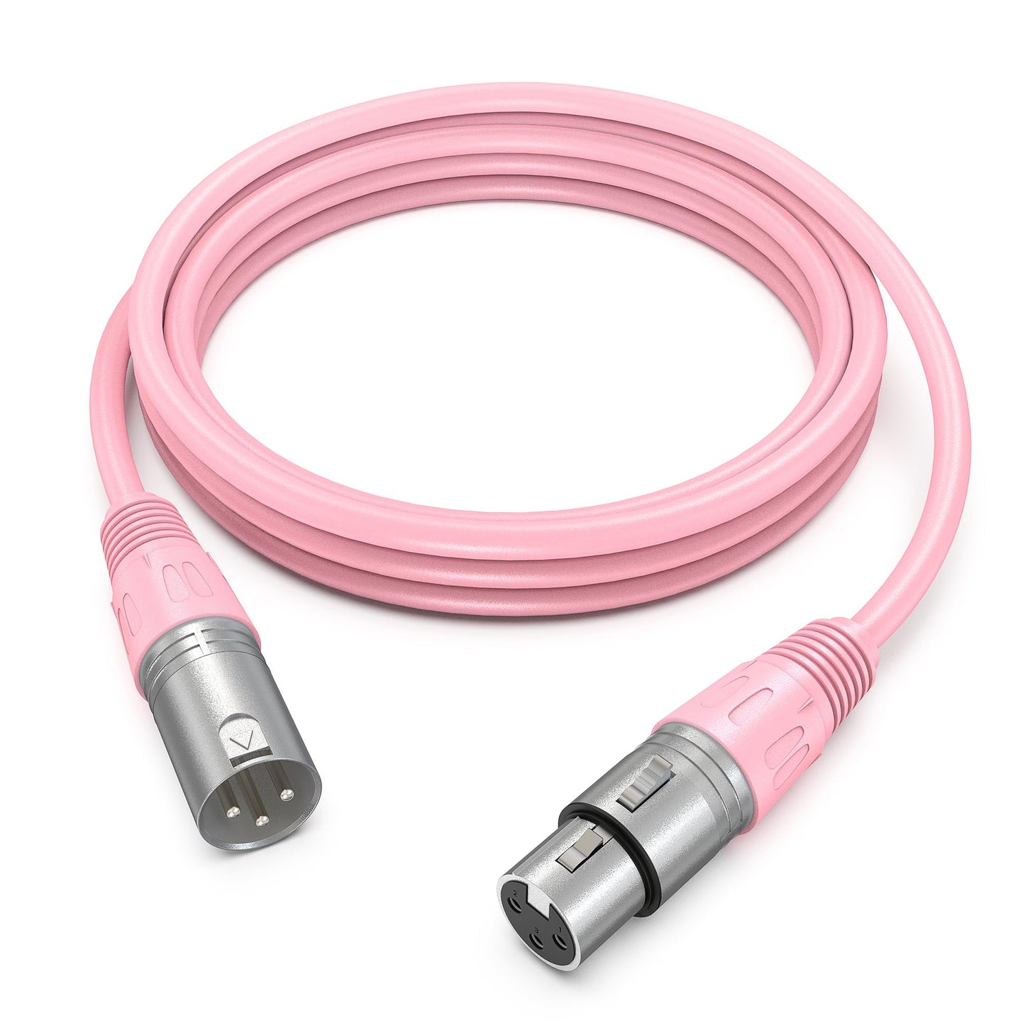 FIFINE XLR Microphone Cable, Male to Female 5.9ft Short XLR Microphone Cord for Studio Recording, Compatible with AM8P,K688P for Podcast