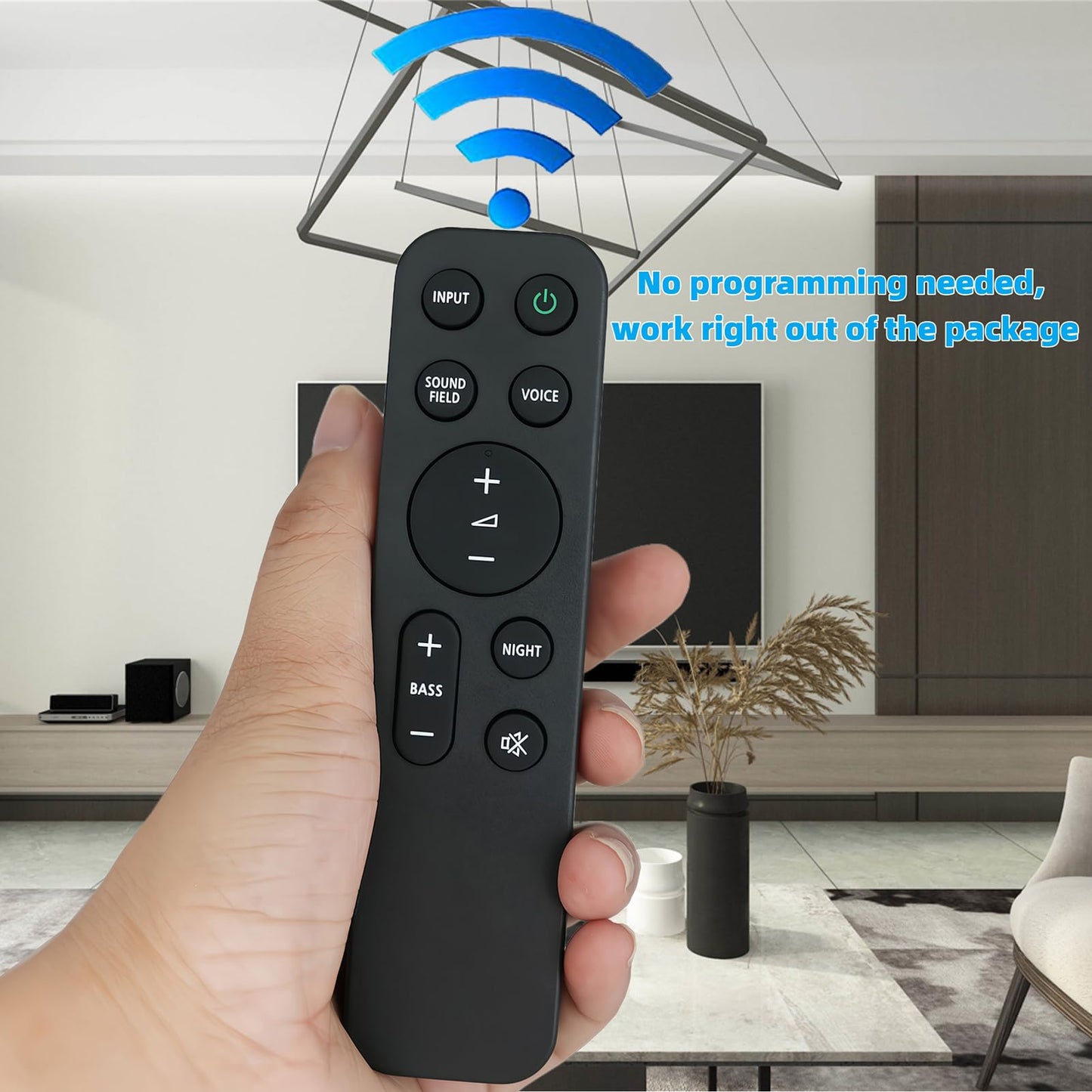 RMT-AH513U Replacement Remote Control Compatible for Sony Sound Bar SA-S400 HT-SC40 HT-SD40 HT-S400 Soundbar