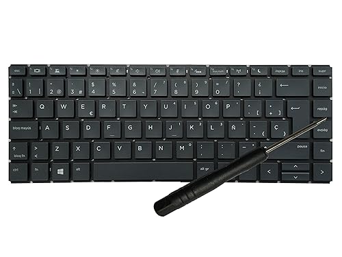 Laptop Replacement Keyboard Compatible for HP ProBook 440 G6 445 G6 440 G7 445 G7 Backlit L74245-071 L38138-001 (Spanish Layout)