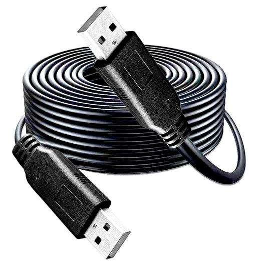 USB 2.0 A to USB A Cable 40FT, USB2.0 A to A, USB Cord Compatible with Hard Drive Enclosures, DVD Player, Hard Drive Enclosures, DVD Player, TV, Flash