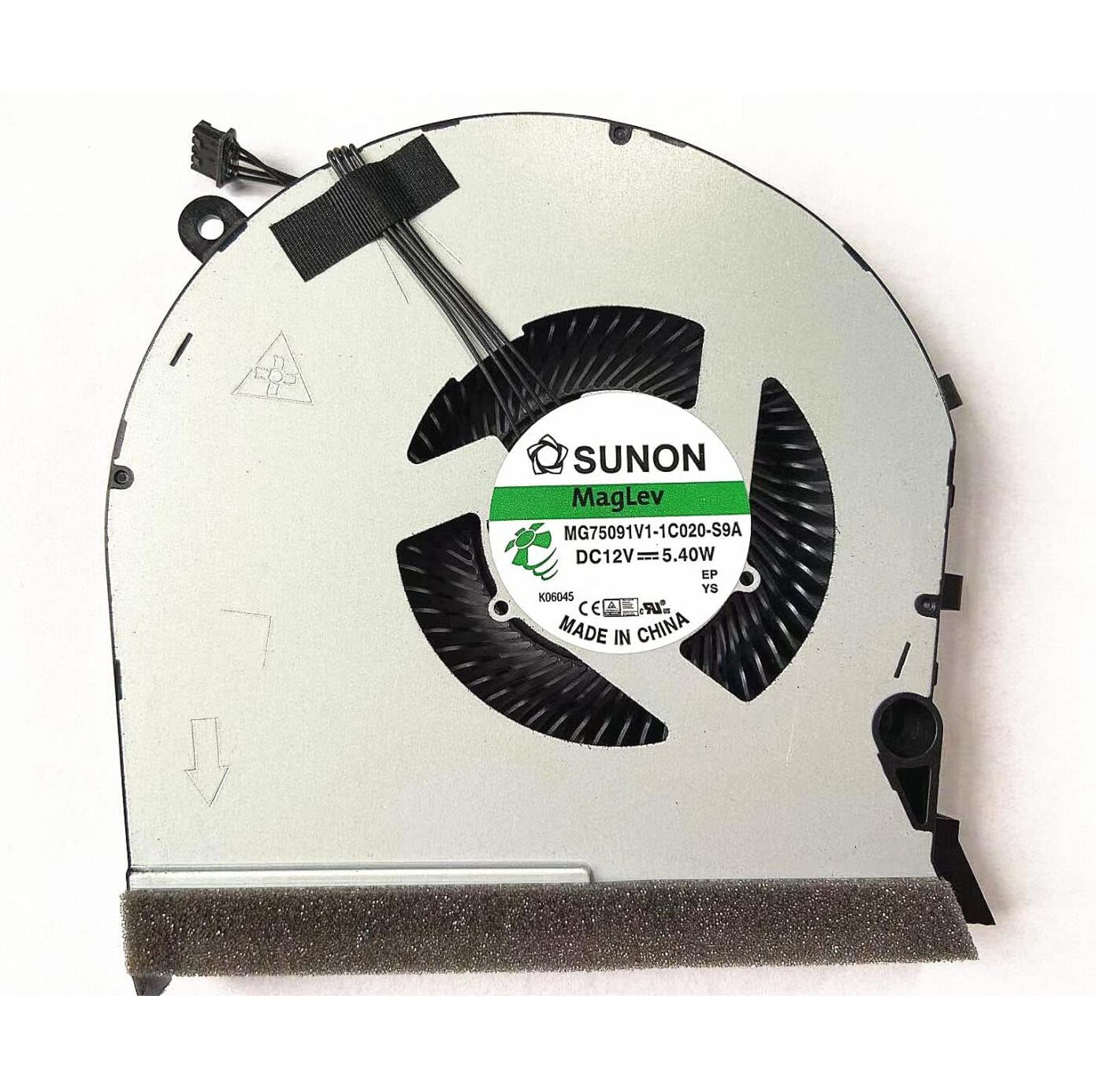 Fleshy Leaf New CPU+GPU Cooling Fan Replacement for HP OMEN 17-CB 17-CB0063TX 1005TX 17-CB0030NR 17-CB0070NR 0092NR 17T-CB0000 TPN-C144 GTX1660 Series