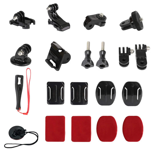 Universal Action Camera Accessory Kit for GoPro Hero 13 12 11 10 9 8 7 6 5 Go pro Max Insta360 X5/X4/X3 DJI OSMO Action 3 4 5 Pro AKASO APEMAN Sports