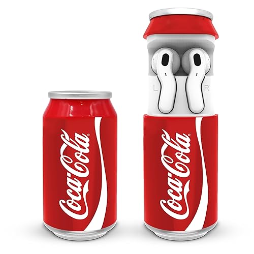 Coca-Cola Can Shaped Wireless Earbuds - Bluetooth 5.0 Headphones with Built-in Mic, Voice Assistant Compatibility, 9H Playtime, HD Stereo Sound…