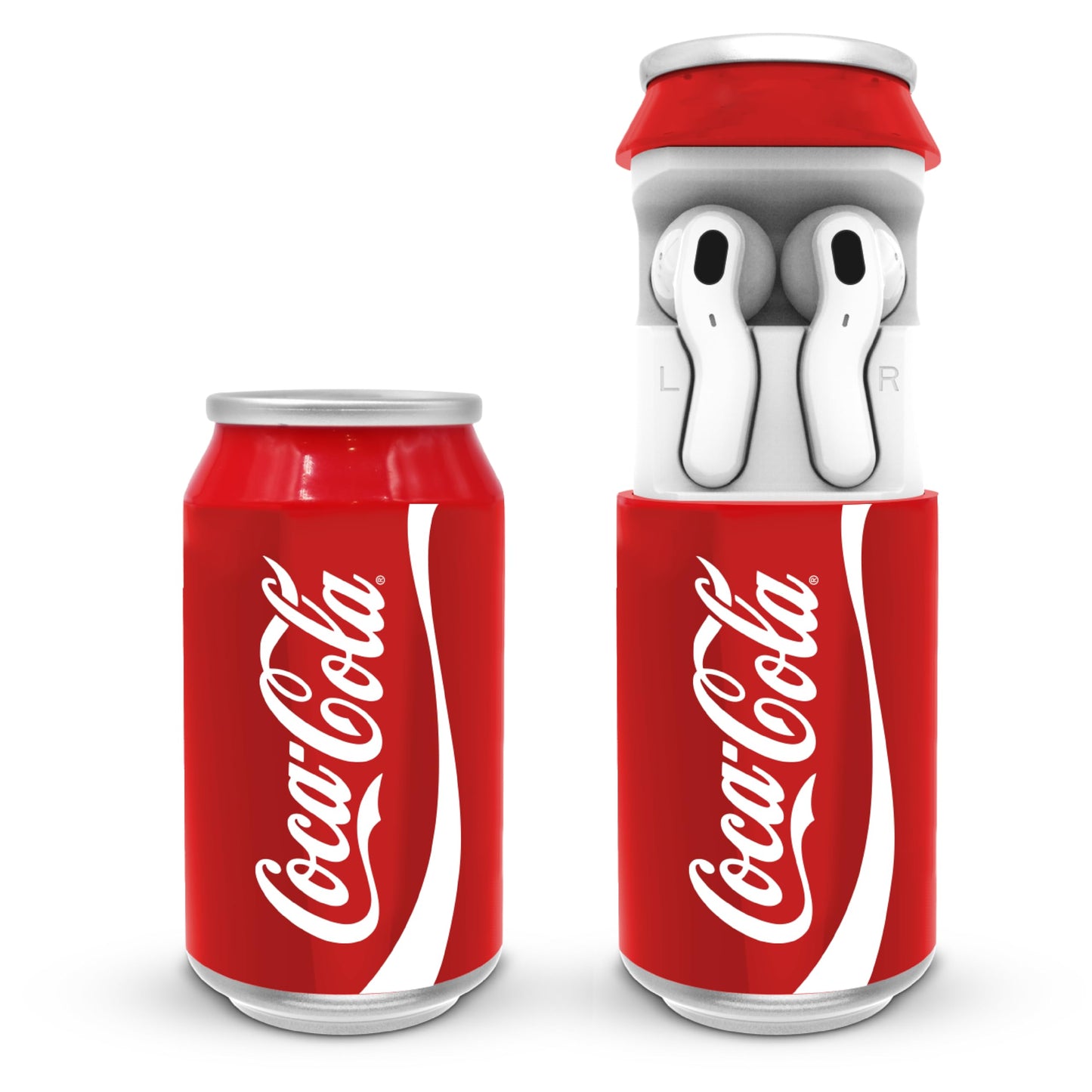 Coca-Cola Can Shaped Wireless Earbuds - Bluetooth 5.0 Headphones with Built-in Mic, Voice Assistant Compatibility, 9H Playtime, HD Stereo Sound…