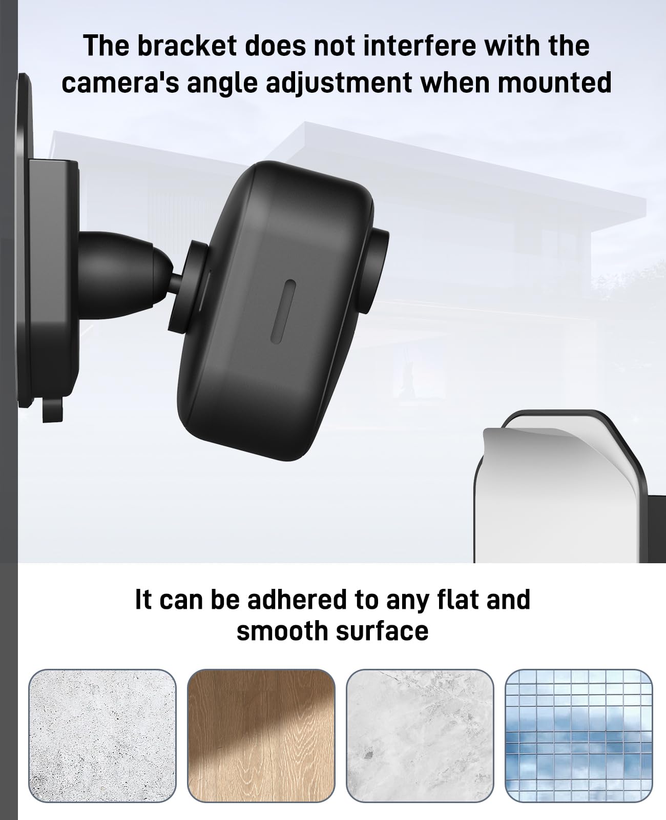 Blink Camera No Drill No Screws Wall Mount Bracket Compatible with Blink Outdoor 4 and Outdoor 2K+/ Blink Mini 2K+ and Mini 2 Camera Adhesive Mount