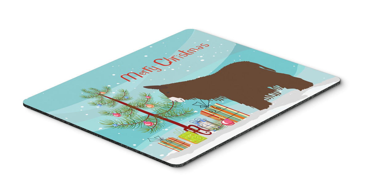 Caroline's Treasures BB9219MP Poitou Poiteuin Donkey Christmas Mouse Pad, Hot Pad or Trivet, Large, Multicolor