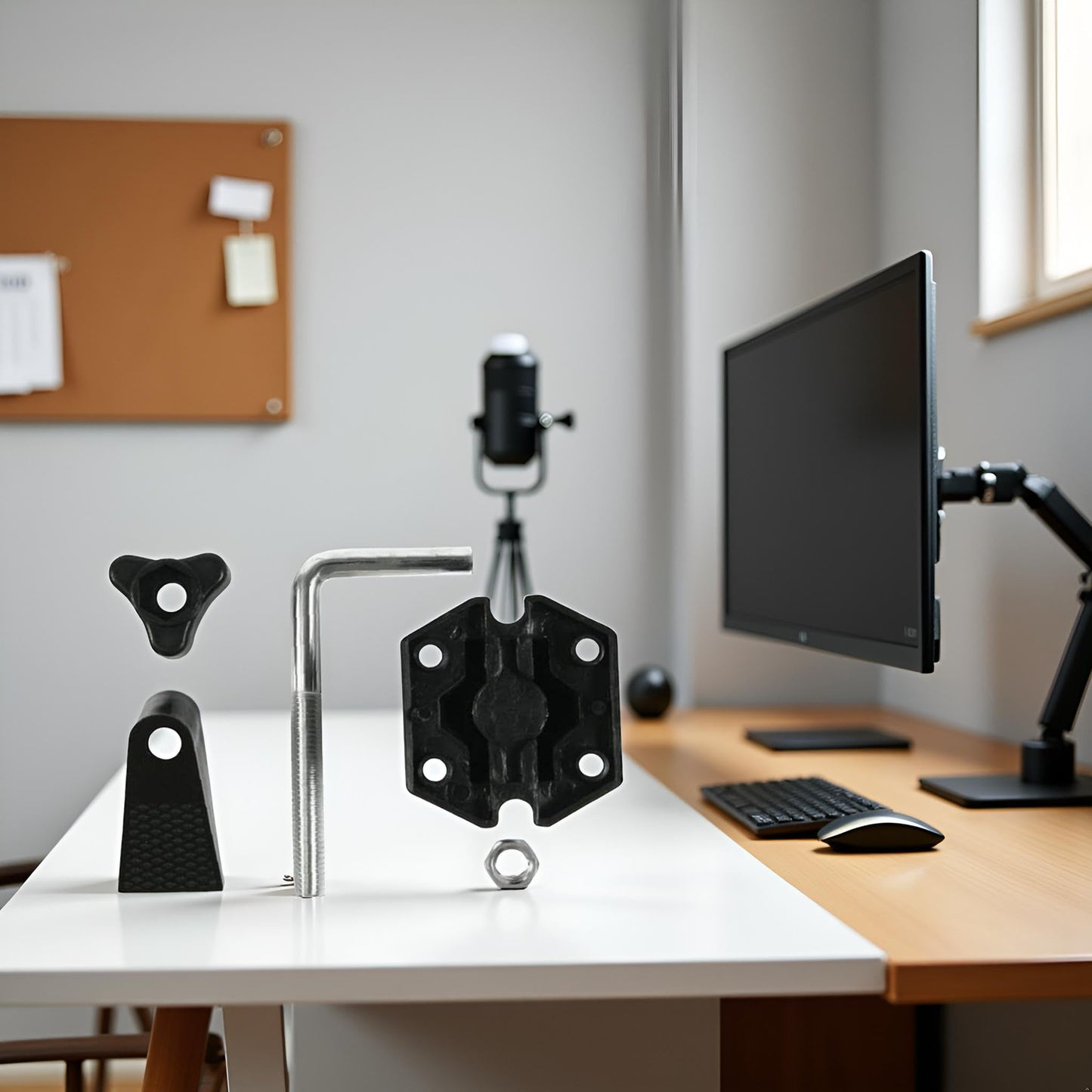 Bracket Clamp Accessories Holder Fit for Mic Clamps Fixed Metal Desk Lamp Clip Fittings Screw Camera Flash Mount Clamp Bracket Monitor Magic Socket