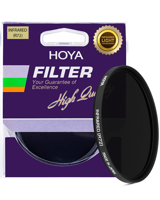 Hoya R72 Screw-in Infrared Lens Filter 46mm - IR Pass Filter for Camera Lens Effects, Range from 760nm and 860nm Light Transmission for Enhancing