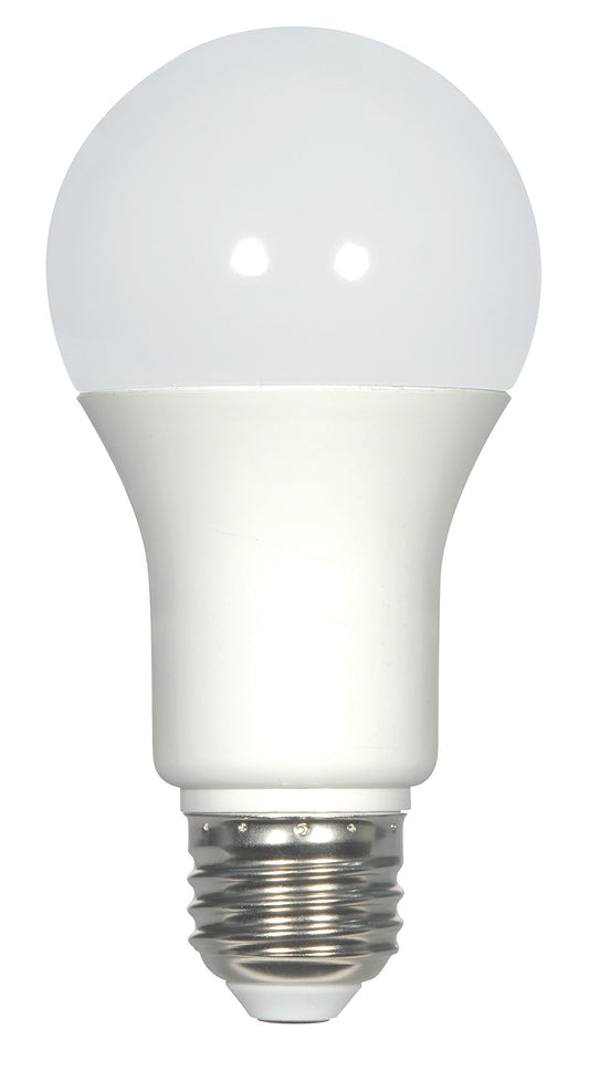 Satco S29837 6-Pack Solid State LED Light Bulb; 120 Volts; 9.8 Watts; 800 Lumens; A19 Medium Base; 3500; Dimmable; Frosted Finish