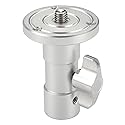 PHOCUS Baby Ball Head Adapter (5/8" Stud to 3/8" Thread), C Stand Camera Mount Adapter for Tripod Head on Photography Light Stand with Baby Pin or