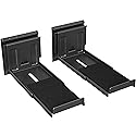 USX MOUNT Studless Soundbar Wall Mount, Universal Drywall Sound Bar Wall Brackets, Works with Most Soundbars, Holds up to 22 Lbs, Depth Adjustable