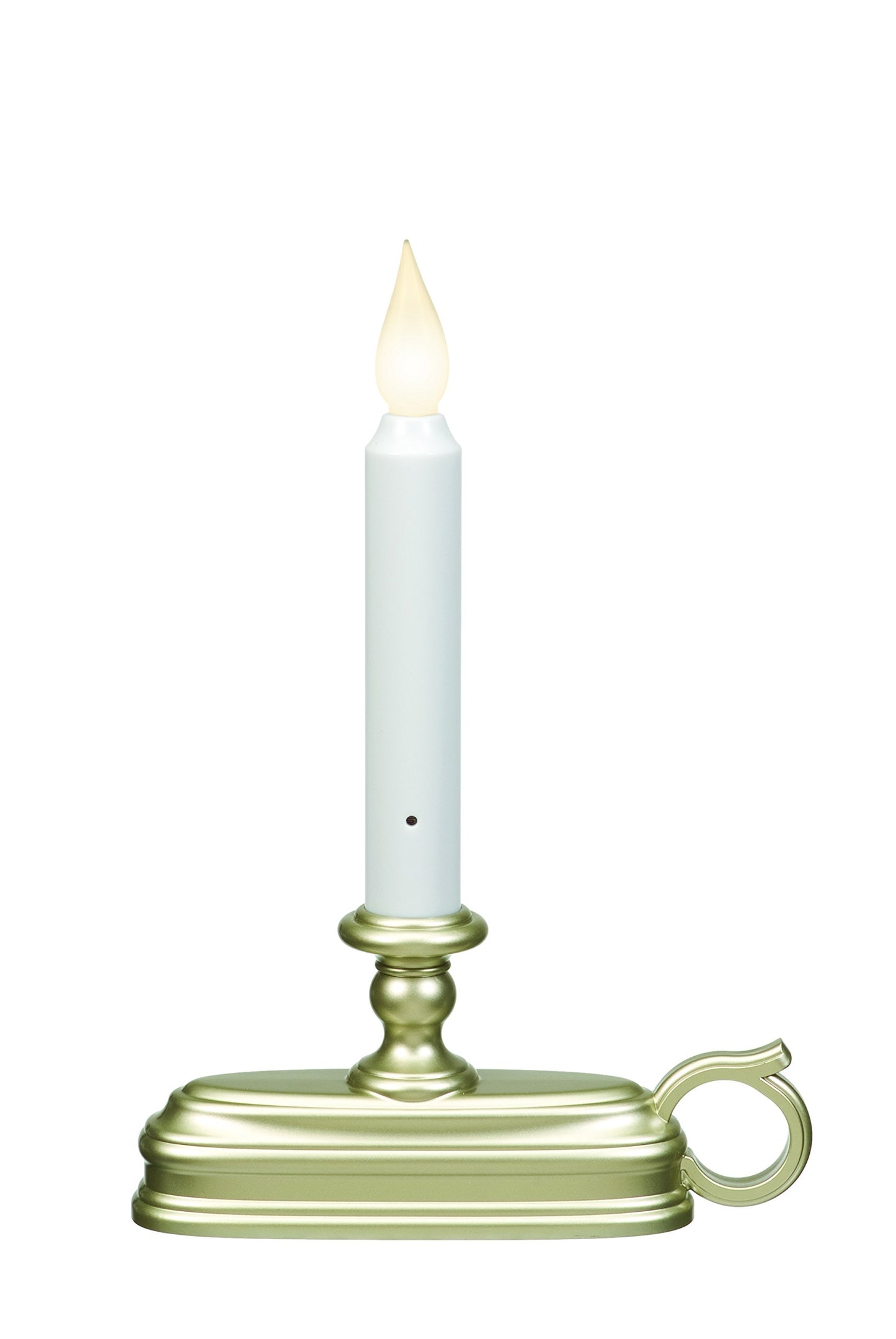 Xodus Innovations FPC1525P-6 Battery Operated LED Window Candle with New Hot Spot Technology and Dusk to Dawn Light Sensor, Plastic Silver/Pewter Base