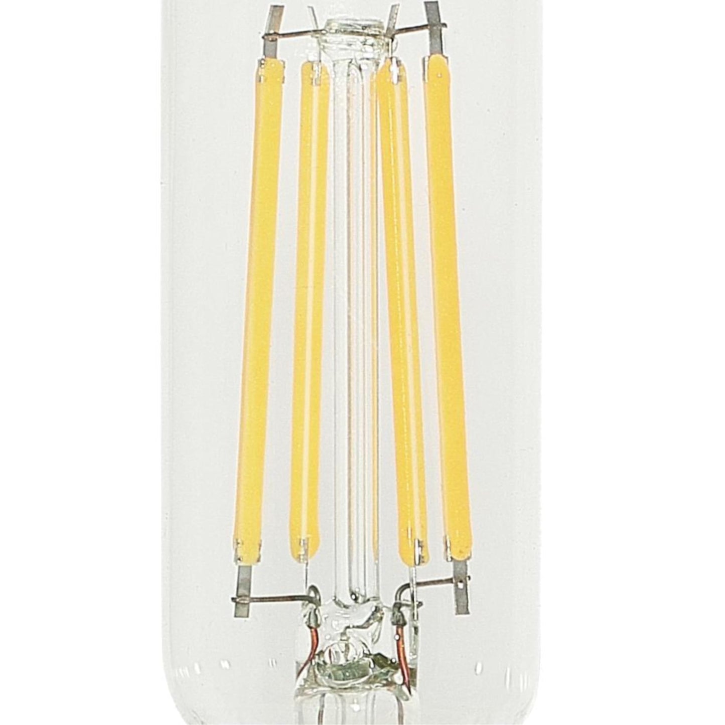 Westinghouse Lighting 5335020 5 Watt (60 Watt Equivalent) T8 Dimmable Clear Filament LED Light Bulb, Candelabra Base, 6 Pack