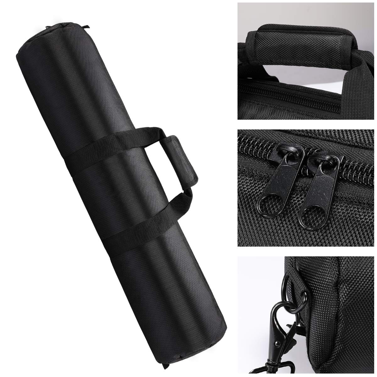 SUPON 25in/65cm Tripod Carrying Case, Heavy Duty Nylon Bag with Shoulder Strap, Padded for Light Stand, Tripods, Monopods, Umbrellas, Softboxes, Boom