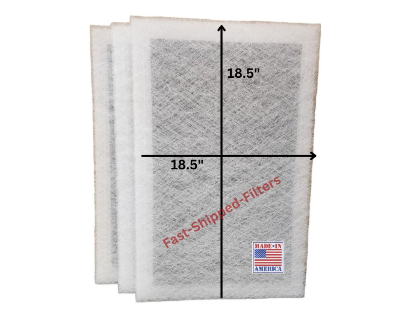 Fast-Shipped-Filters 3 Pack 20x21.5 Replacement Filter Pads Compatible with Dynamic Air Cleaner 20x21.5 Refill White