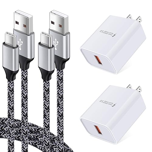 Quick Charge 3.0 Fast Charger Block for Samsung Galaxy S26 Ultra S25 FE S24 S23 S22 S21 S20 A17 A16 A15 A14 5G A36 A35 A56 A55 A54 A10e A11 A21 A51