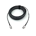 AV-Cables 12G 4K HD SDI BNC - BNC Cable 4855R Mini RG59 (10ft, Black)