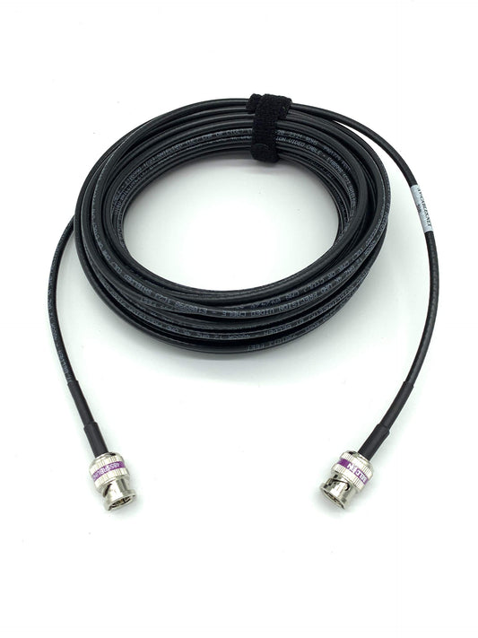 AV-Cables 12G 4K HD SDI BNC - BNC Cable 4855R Mini RG59 (10ft, Black)