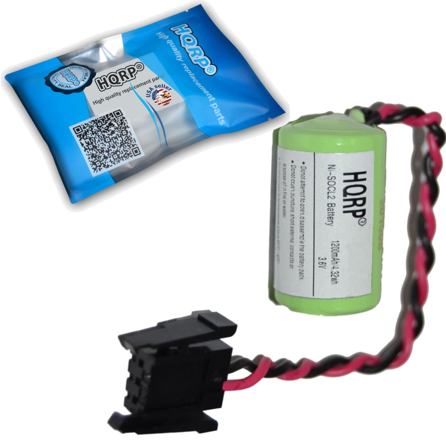 HQRP Lithium Battery fits 1747-BA 1769-BA 1746-BAS 1747-PT1 HHT SLC-5/01 SLC-5/02 SLC-5/03 SLC-500 Series A-40063-043-01 1747-L511 1747-L514…