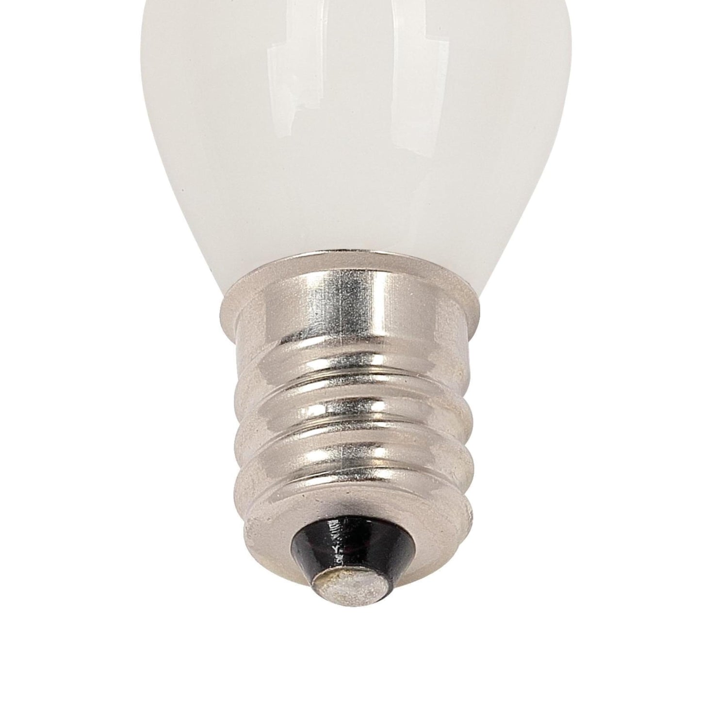 Westinghouse 5285000 0.6 Watt (7 Watt Equivalent) C7 Frosted Filament LED Light Bulb, Candelabra Base, 2 Pack