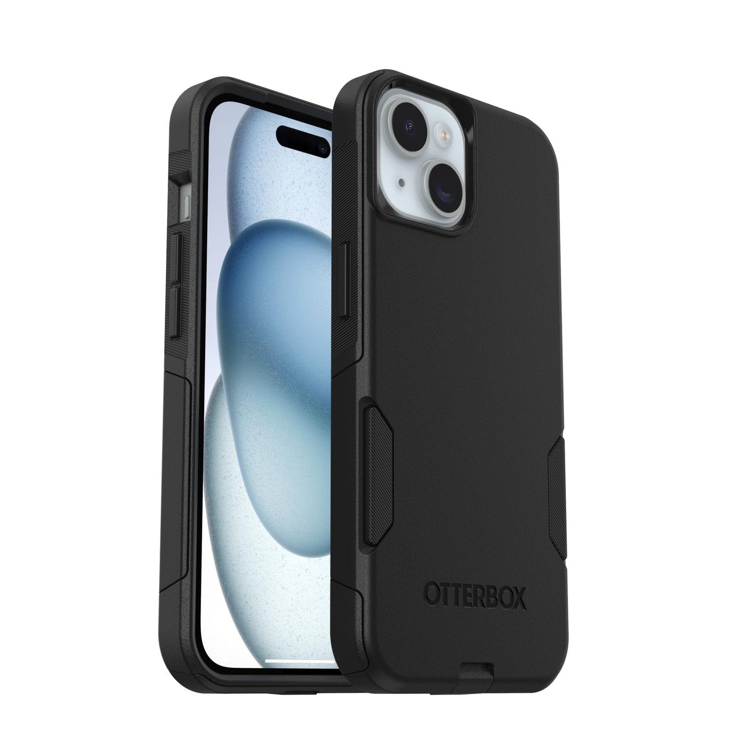 OtterBox iPhone 17e, 16e, 15, 14, & 13 Commuter Series Case - Black, Slim & Tough, Pocket-Friendly, with Port Protection - Thin & Protective iPhone