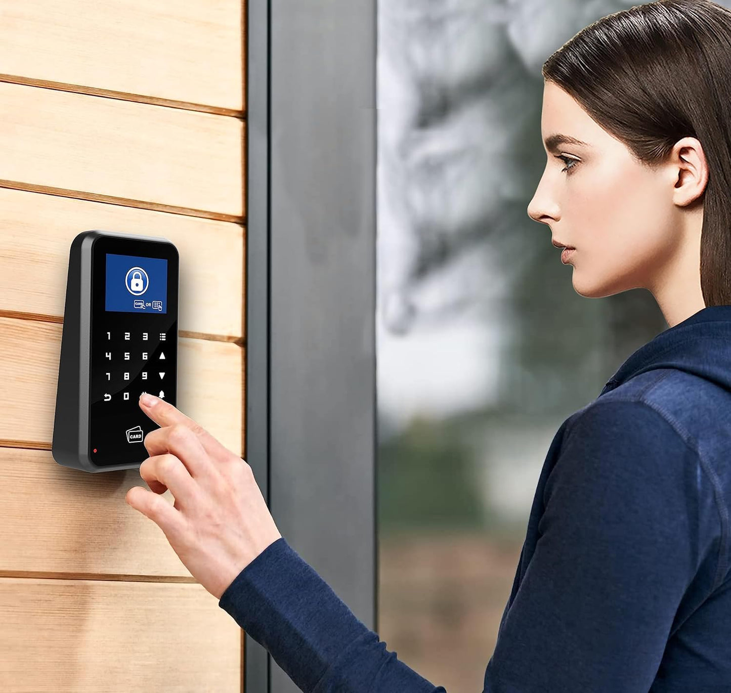 UHPPOTE Full Complete Waterproof Outdoor Use 125KHz RFID Em Id Card Single-door Stand-alone Access Control Kit
