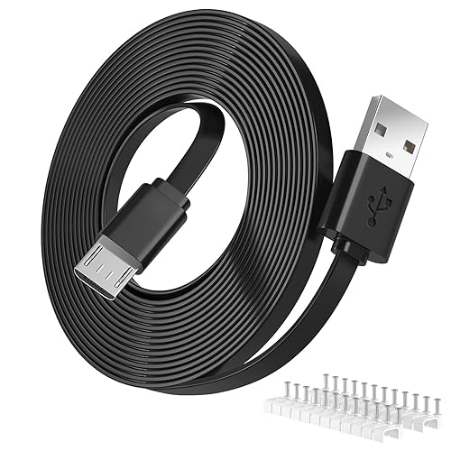 16.4ft Power Extension Cable for Wyze Cam Pan,WyzeCam,Kasa Cam,Yi Dome Home,Furbo Dog,Nest Cam,Oculus Go,Blink,KasaCam NestCam,IP Security