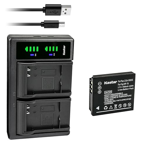 Kastar 1-Pack BP-DC4 Battery and LTD2 USB Charger Replacement for Leica BP-DC4 Battery, Leica BC-DC4 BC-DC4-E Charger, Leica C-LUX1, D-LUX2, D-LUX3