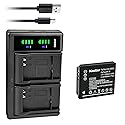 Kastar 1-Pack BP-DC4 Battery and LTD2 USB Charger Replacement for Leica BP-DC4 Battery, Leica BC-DC4 BC-DC4-E Charger, Leica C-LUX1, D-LUX2, D-LUX3