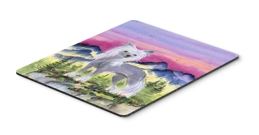 Caroline's Treasures SS8326MP Chinese Crested Mouse Pad, Hot Pad or Trivet for Home Office Gaming Working Computers Laptop Mouse Mat,Washable Large
