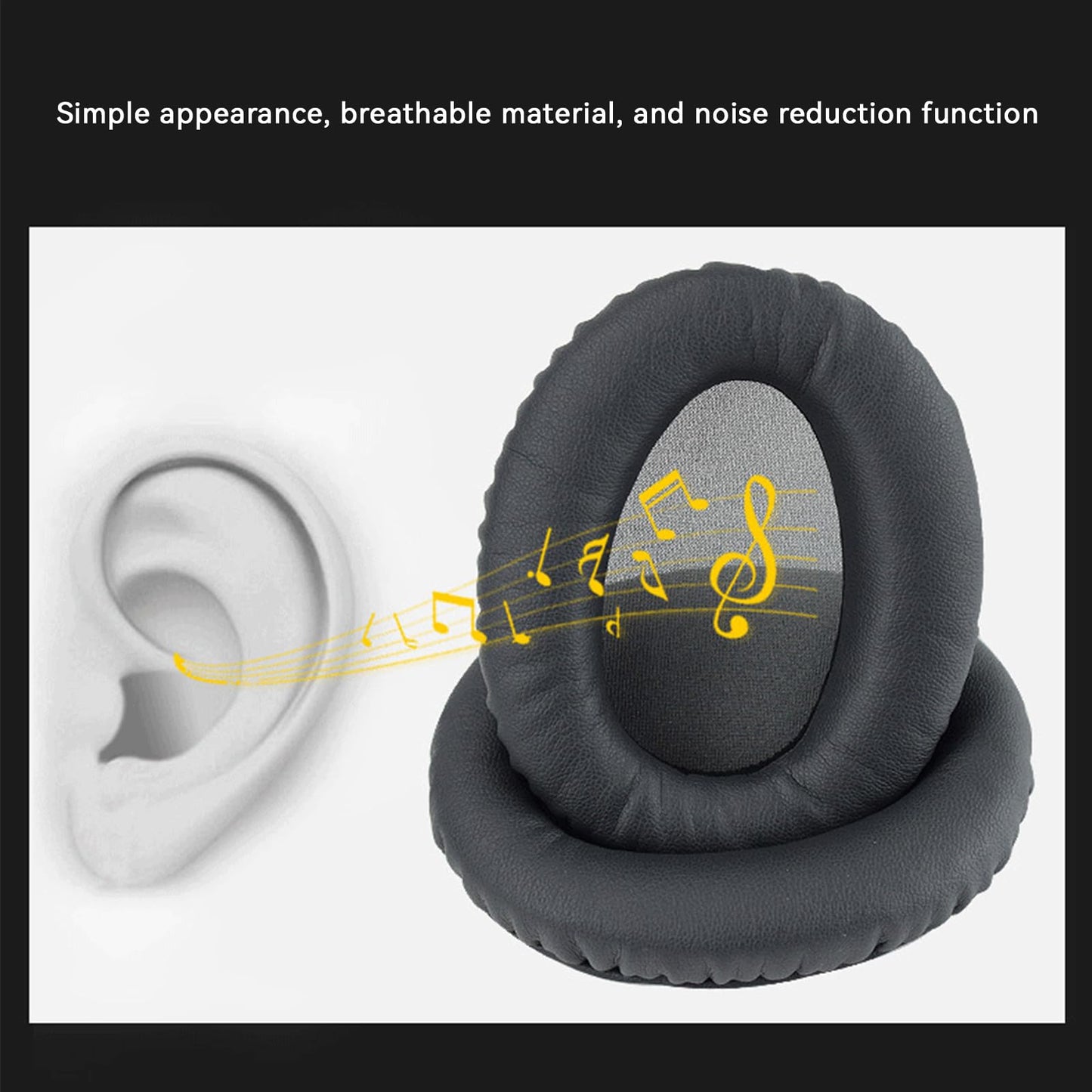 Replacement Earpads Ear Pad Pads Cushions Compatible for Mpow 059 Bluetooth Headphones (059 PAD)