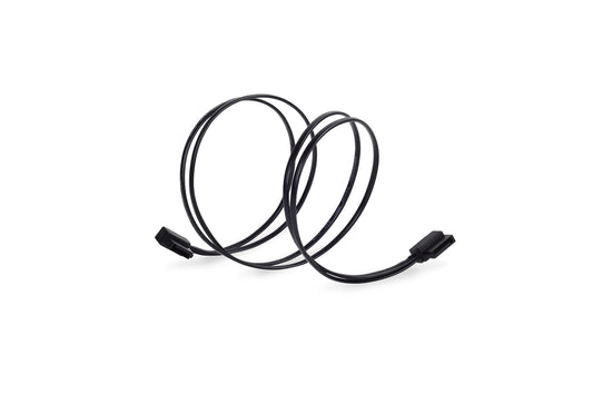 SilverStone Technology CP11B-500 500mm (19.6 in.) Ultra Thin 6Gb/s Lateral 90-Degree SATA Cable with Custom Low-Profile Connectors, SST-CP11B-500