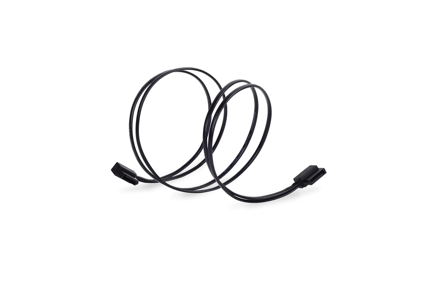 SilverStone Technology SST-CP11B-500 Ultra Thin 6Gb/s Lateral 90-Degree SATA Cables with Custom Low-Profile Connectors (CP11B-500),CP11B-500 - Black