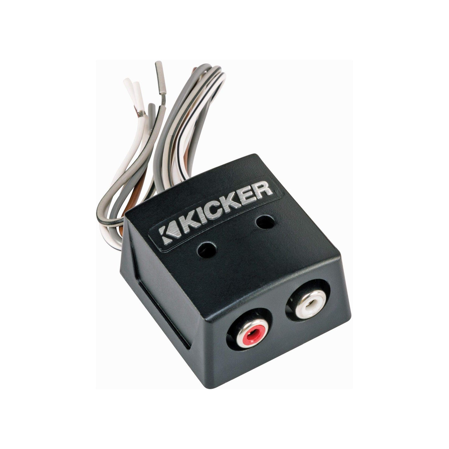 Kicker 46KISLOC K-Series Interconnect, Speaker to RCA W/Line-Out Converter & 46KI21 1 Meter 2-Channel Signal Cable