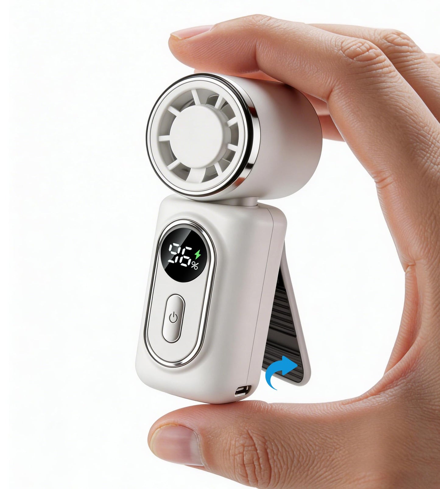 Kelaien Portable rechargeable handheld small fan? With built-in fixed clamp