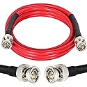 XRDS -RF 6FT SDI Cable - 75 Ohm RG59 BNC Male Cable for 4K 1080P 3G/6G HD SDI Camera Monitor Video Recorder SDI to HDMI Converter Splitter Security