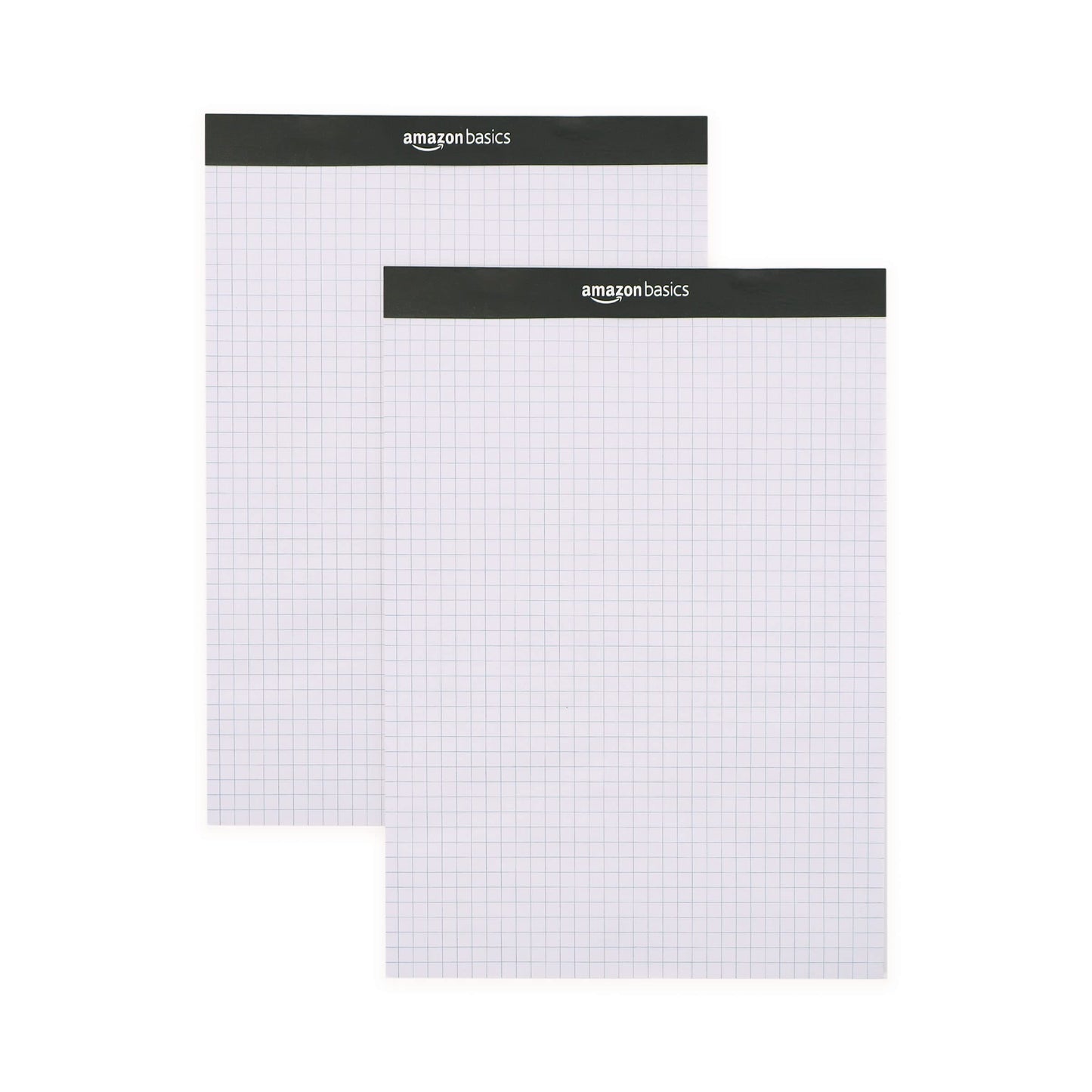 Amazon Basics Paper Pad - Quad-Ruled, 8.5" x 11.75", 2 pcs per Pack,12 packs per carton
