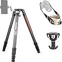 Carbon Fiber Tripod-INNOREL ST344C Professional Heavy Duty Camera Stand with 75mm Bowl Adapter Tube Leg 34.4mm, Max Load 77.2 lbs/35kg,Max Height 63