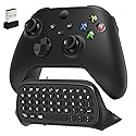 Keyboard for Xbox Series X/S, One/One X/S, Elite One/2 Controller, Wireless Gaming Chatpad Message Keypad with USB Receiver, Audio/Headset Jack