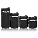 Neewer 4X Lens Case Lens Pouch Bag with Thick Protective Neoprene for DSLR Camera Lens (Fit for Canon, Nikon, Sony, Olympus, Panasonic) Includes