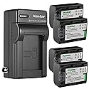 Kastar 4-Pack NP-180 Battery and AC Wall Charger Replacement for Minolta MN2K50NV 2.7K Quad HD /48MP, MN4K25NV 4K Ultra HD, MN4K20NV 4K Ultra HD
